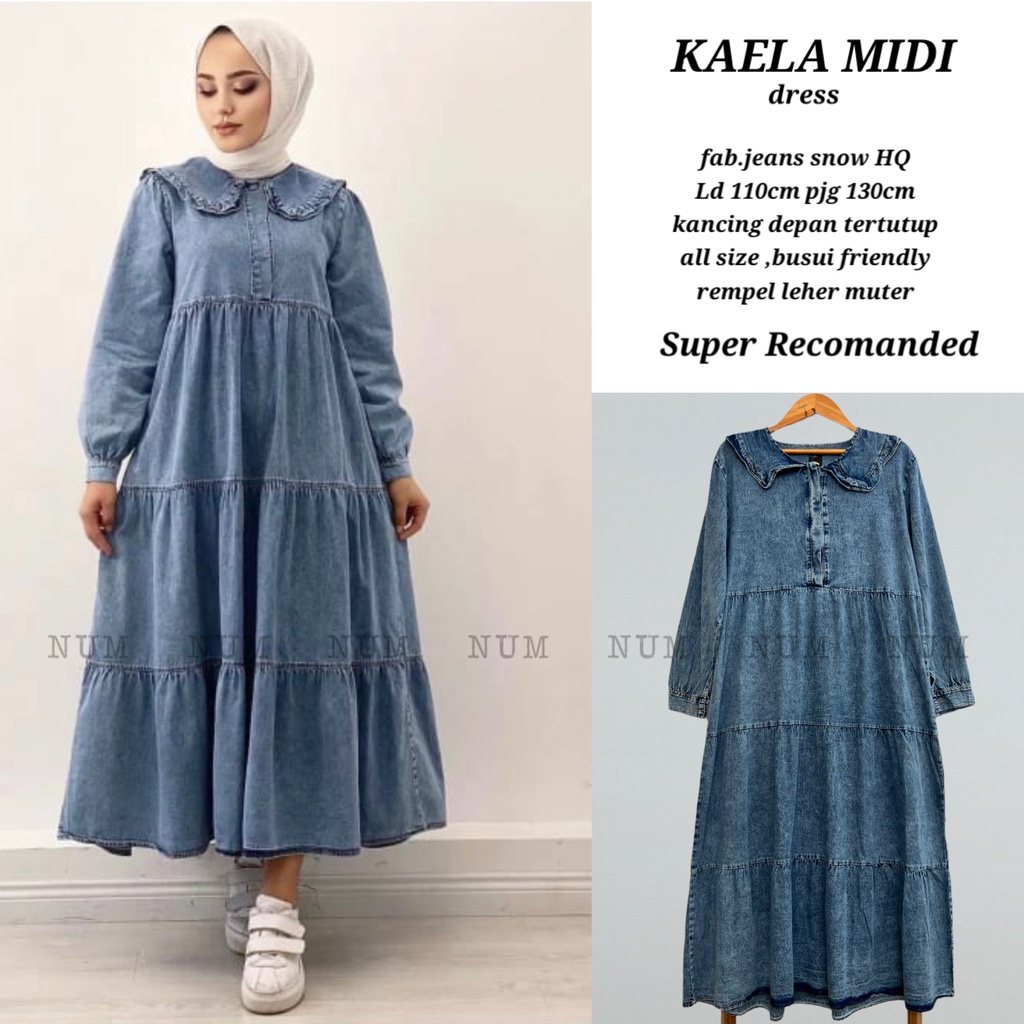 Kaela midi dress jeans