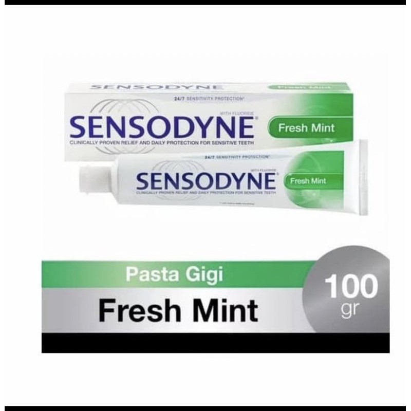 Sensodyne Pasta Gigi Odol FRESH MINT 100 grm Odol Pasta Gigi Sensodyne