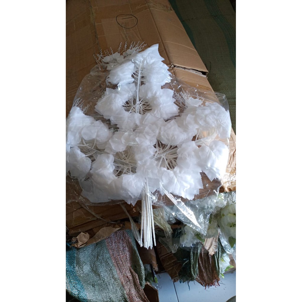 Daun Anggur Artificial/Daun Anggur Plastik/Bunga Hias/Bunga Artificial