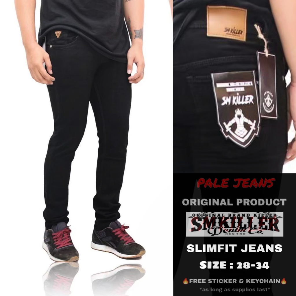 Celana Jeans Panjang Stretch Pria Slimfit Original SM KILLER / Celana Denim Jins SM KILLER Cowok.