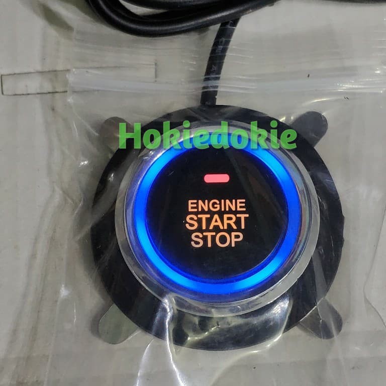 Keyless entry alarm mobil button start remote anti maling