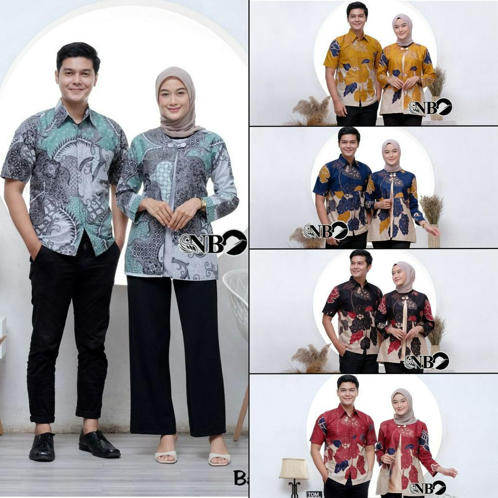 MCbatik Couple Batik | Atasan Couple Batik Blouse Bolero Kemeja Lengan Pendek Tampil Elegan Terbaru