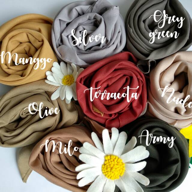 Hijab Segiempat VOAL / Hijab VOAL SQUARE / Jilbab VOAL SQUARE