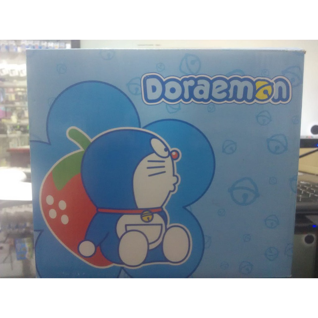 Jam Weker Alarm Karakter Doraemon Strawberry