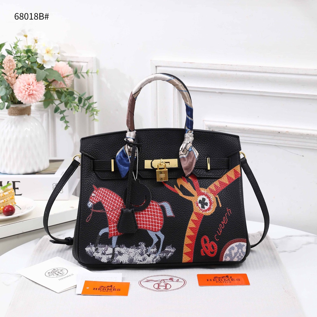 30 Printed Horse Togo  Handbag Shoulder Bag #68018B