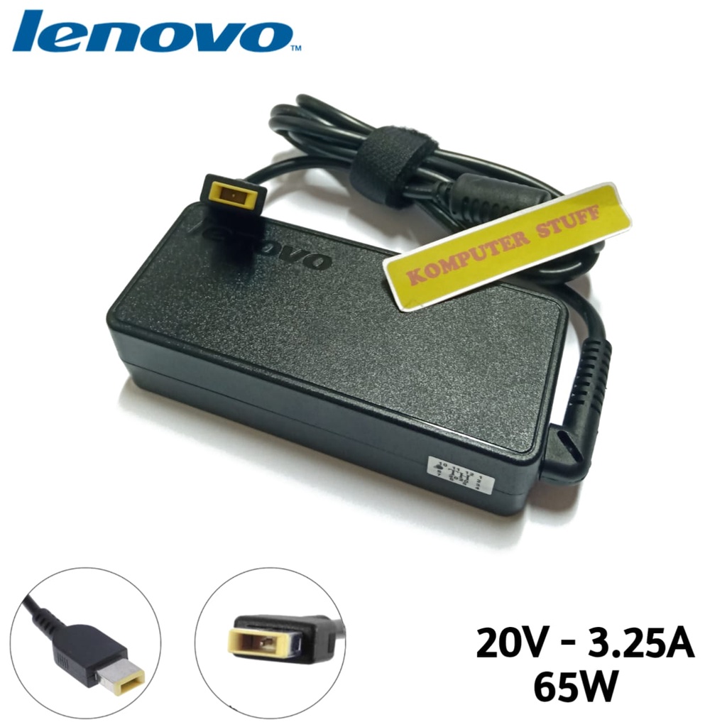 Charger Laptop Lenovo G4070 G40-80 G50-30 G50-45 Adapter Lenovo 20V 3.25A 65W USB-3