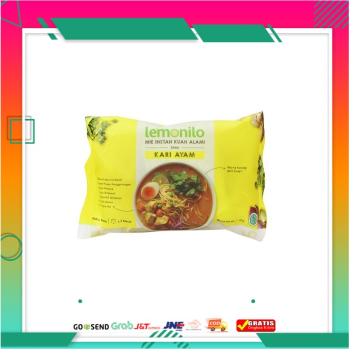 

Lemonilo Mie Instant Rasa Kari Ayam 70 g