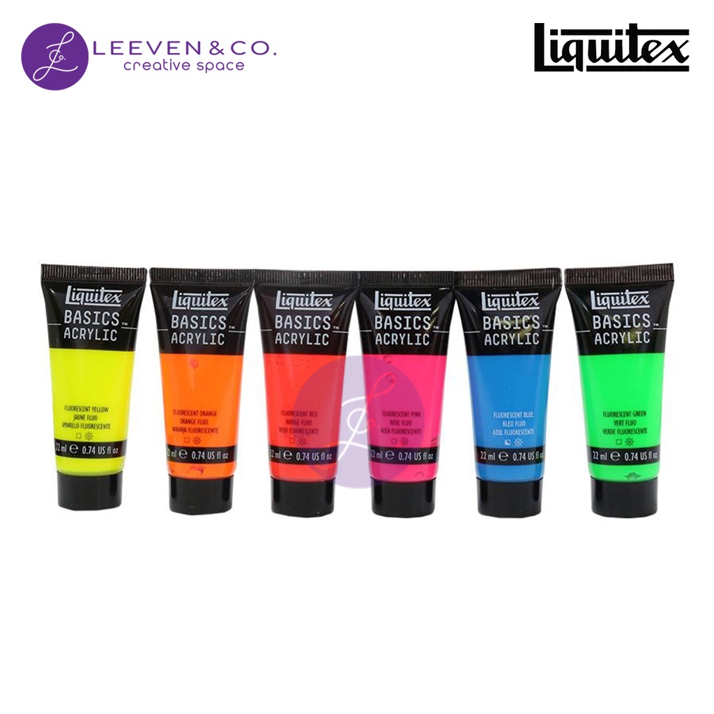 

LIQUITEX BASICS ACRYLIC 22ML (FLUORESCENT)