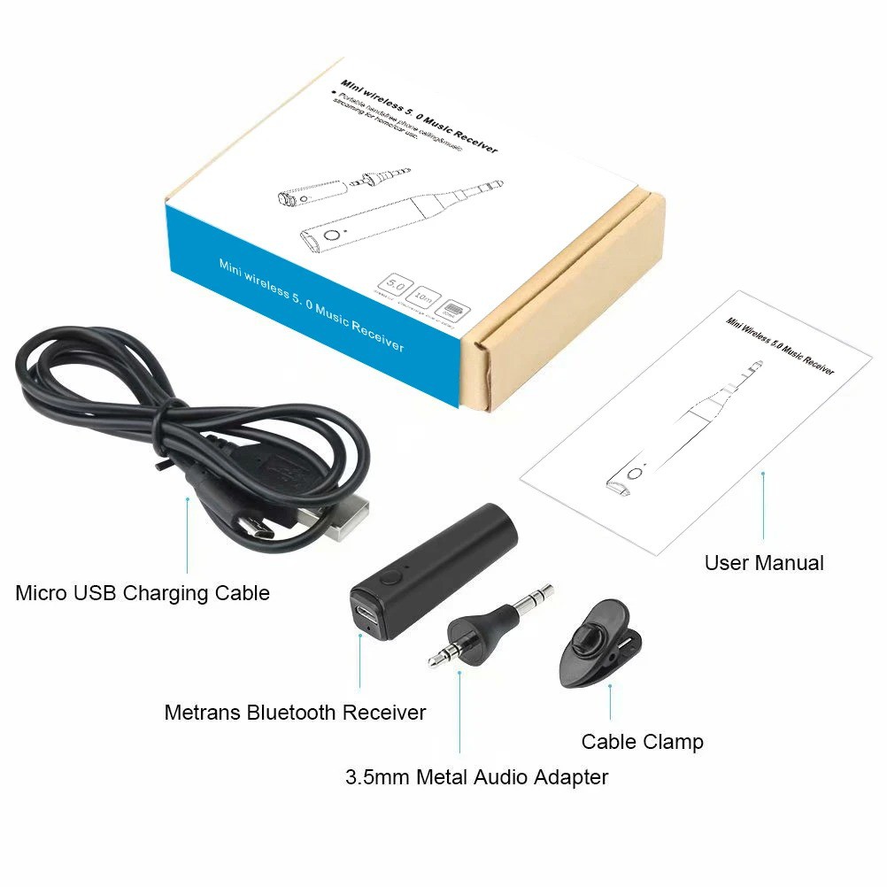 BT4849 - Mini Wireless Bluetooth 5.0 Music Receiver - Car and Home Use