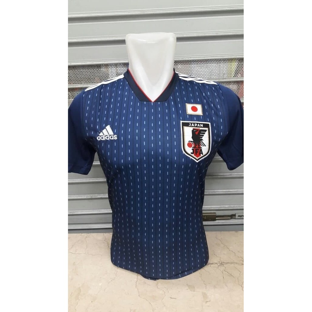 BAJU BOLA / FUTSAL Costum JERSEY JEPANG HOME PIALA DUNIA 2018 GRADE OFFICIAL WORLD CUP