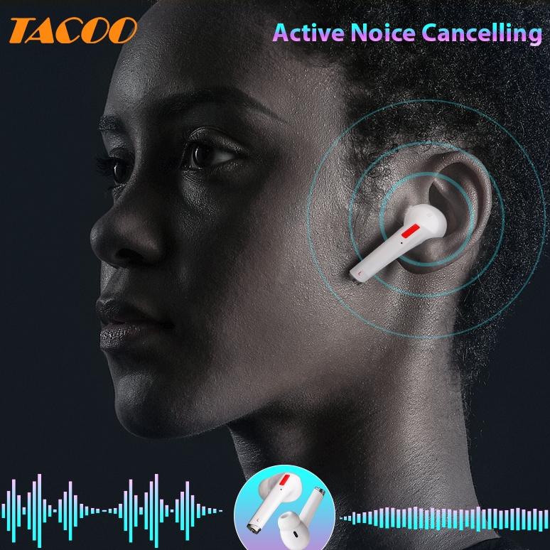 Tacoo Tws Earphone L11 Earbuds Bluetooth Wireless Hifi Super Stereo Bass Headset Noise Reduction