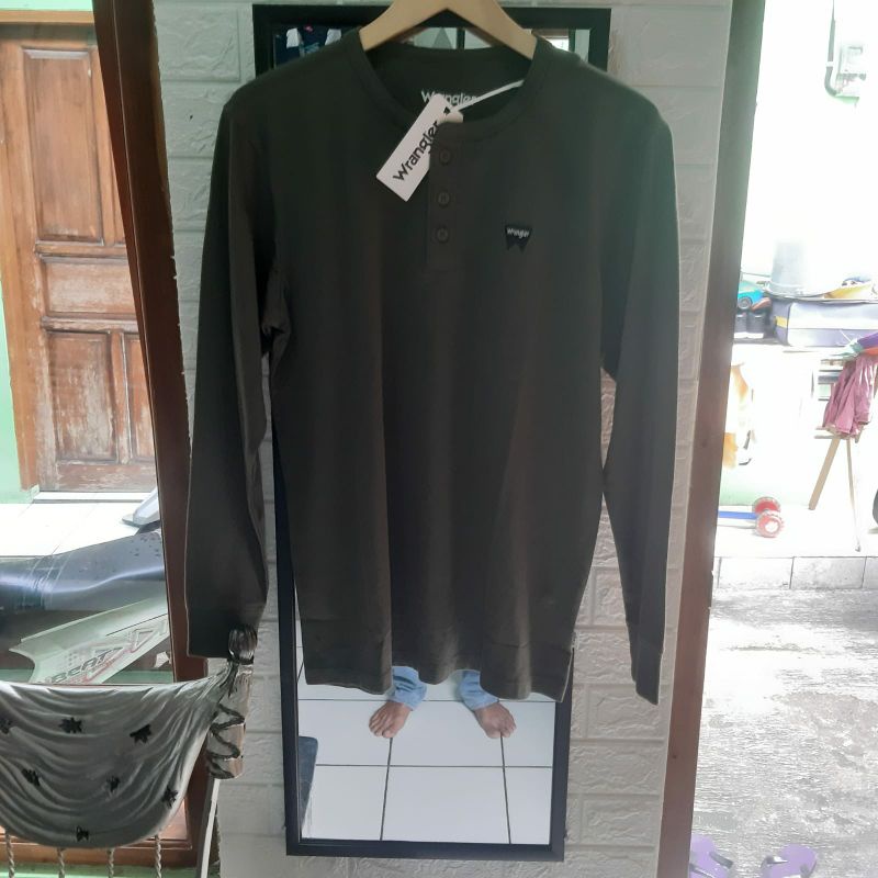 Wrangler Kaos Sweater lengan panjang Original 100%