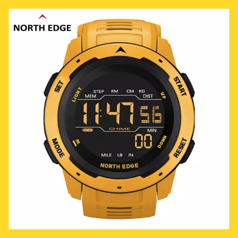 NORTH EDGE MARS SMARTWATCH KUNING ORIGINAL