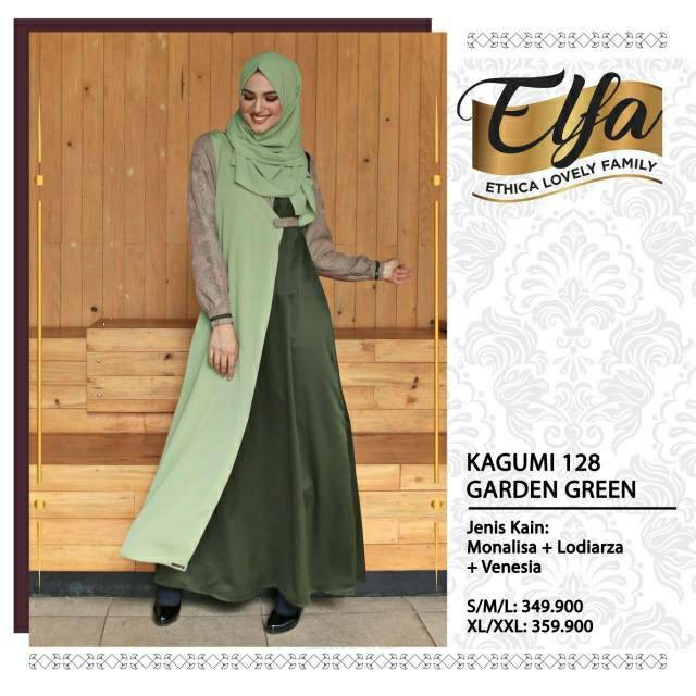 GAMIS TERBARU 2020 ETHICA KAGUMI 128 GARDEN GREEN