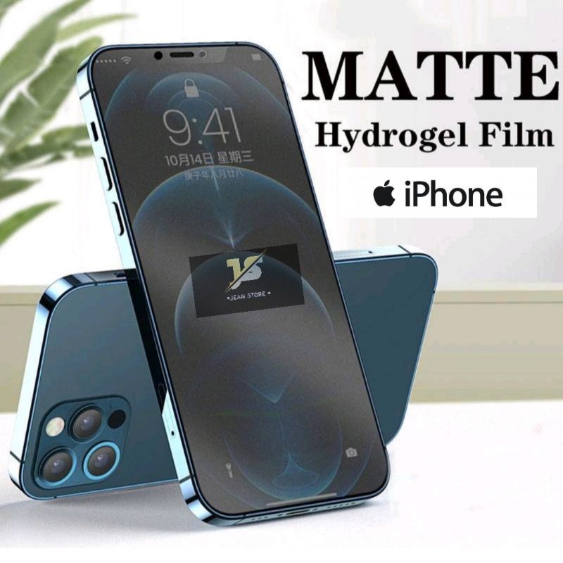 TEMPERED / ANTI GORES DEPAN / HYDROGEL BLUE &amp; MATTE IPHONE 14+ 14 PRO MAX