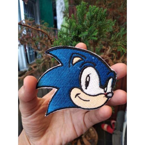Emblem Patch Bordir Sonic