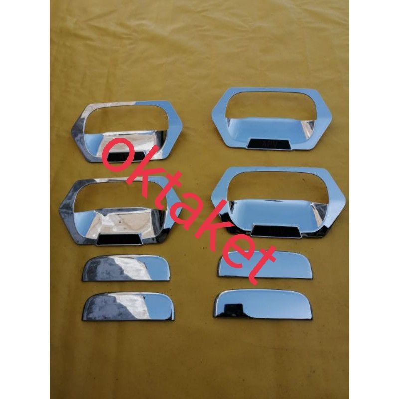 paket outer handle APV / ARENA chrome tulisan Suzuki