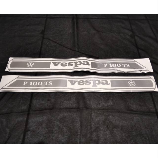 Stiker Tepong vespa P100TS