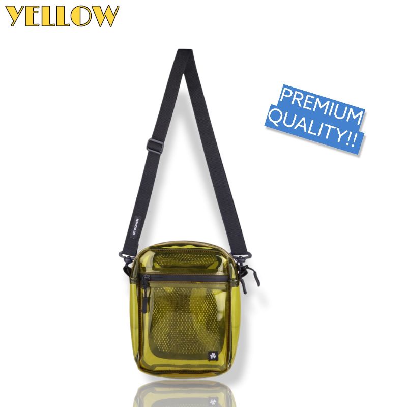 TAS MIKA TRANSPARAN TEBAL - Tas selempang mini / tas selempang mika mini tebal transparan