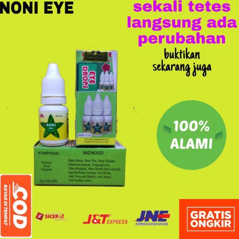 Noni Eye Obat Tetes mata herbal alami dapat menyembuhkan mata minus katarak silinder
