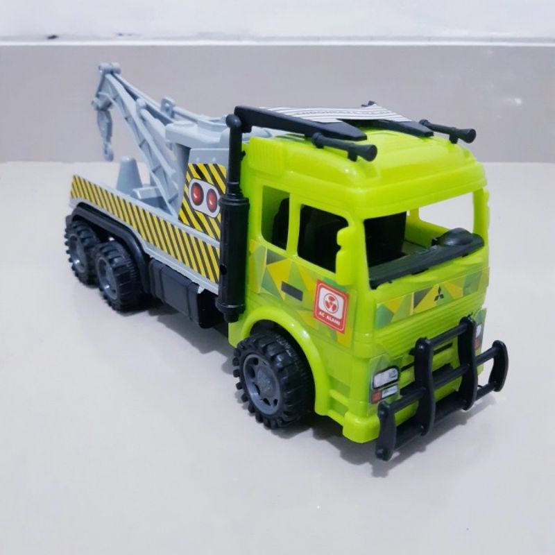 Mainan Truk Derek - Miniatur Mobil Truck Towing Anak Laki Cowok