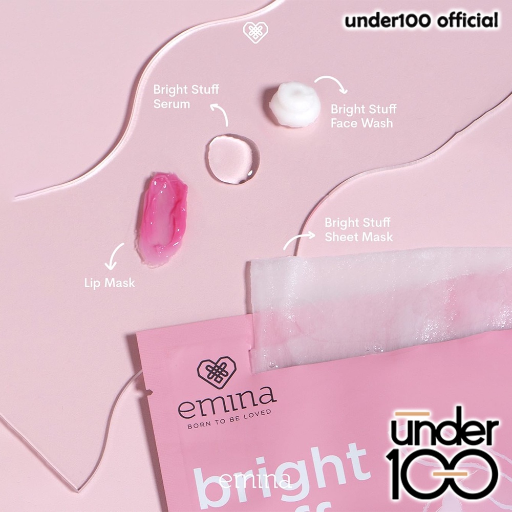 ❤ UNDER100 ❤ EMINA Bright Stuff Series | pencerah Emina toner face wash moisturizing tone up ACNE PRONE