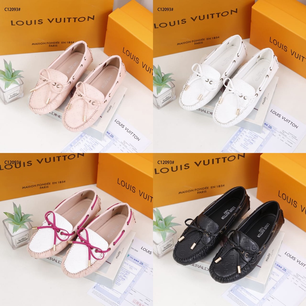 LV Louis Vuitton c12093 Gloria Flat Loafers