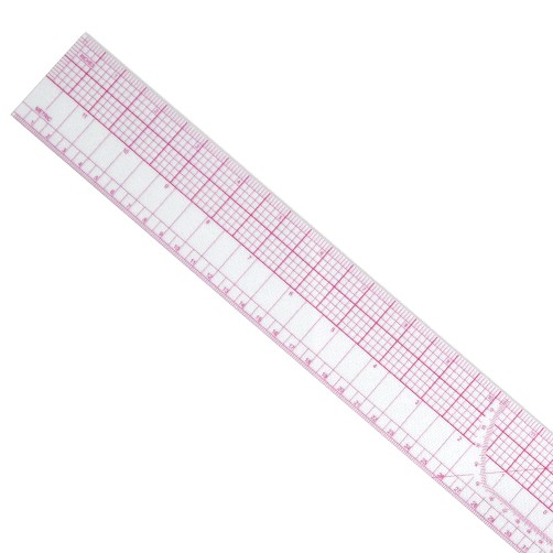 Penggaris Jahit - Quilting Ruler Lurus B-97 (Transparan)