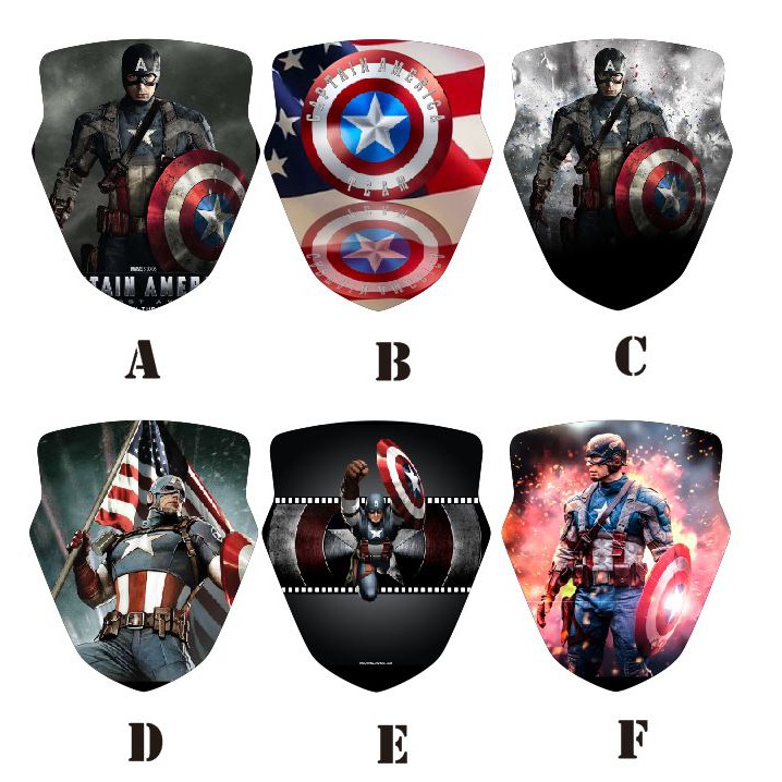 Stiker Visor Nmax OLD 2015 2016 2017 2018 2019  - Captain America