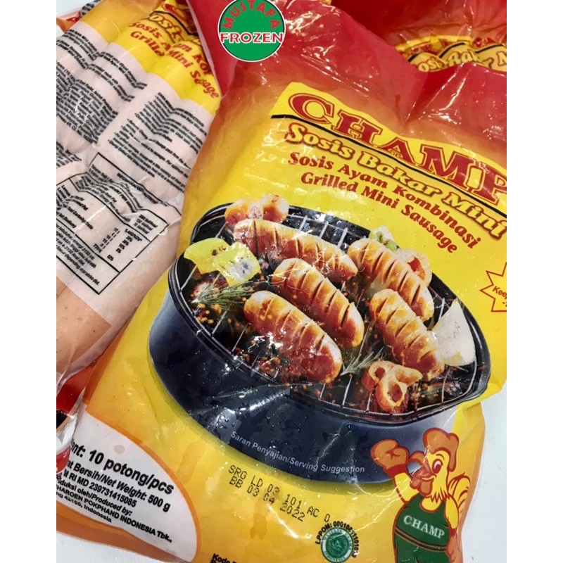 

Champ sosis bakar ayam mini (500gr)