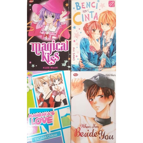 magical kiss / mangaka's love / benci tapi cinta / when i'm beside you / komik bekas / komik remaja 