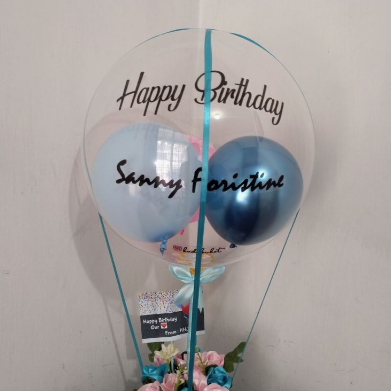 Buket Balon Bunga Wisuda Graduation Valentine Birthday