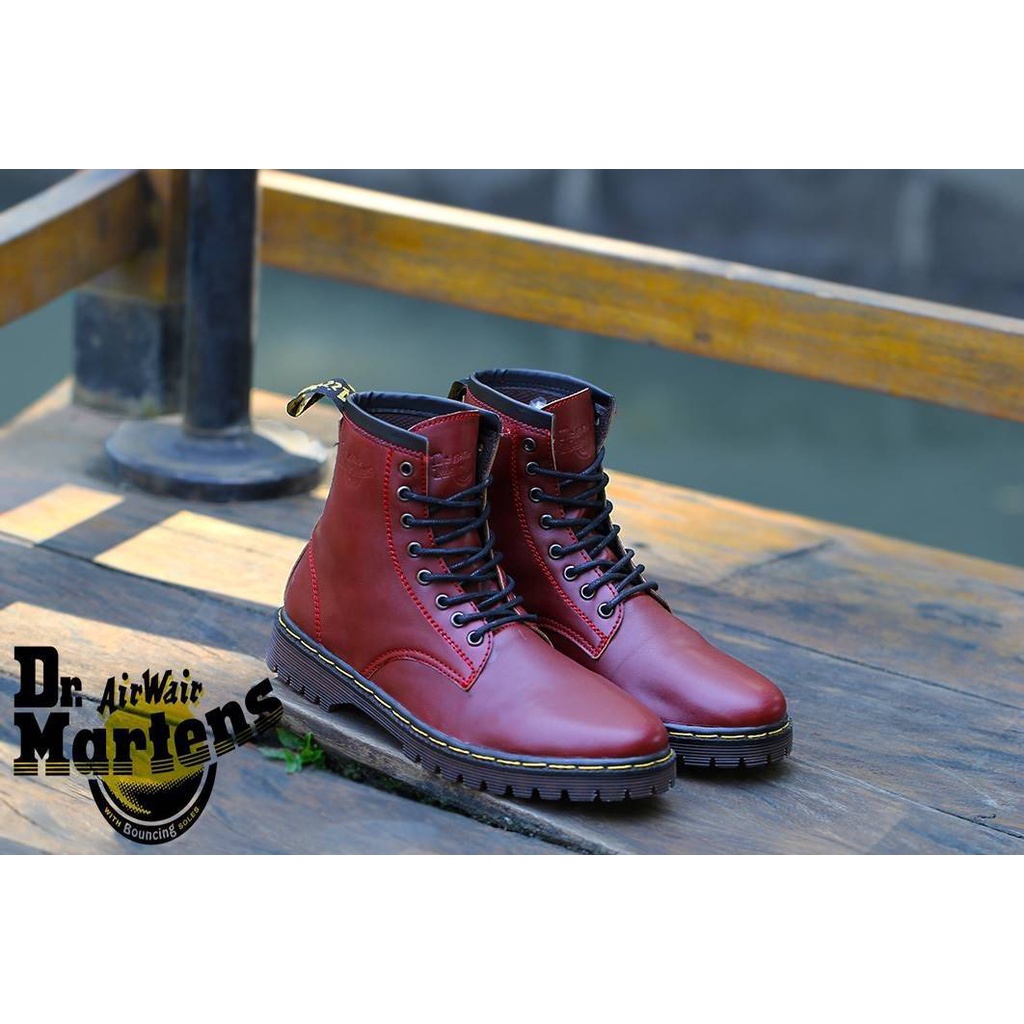 SEPATU DR MARTENS BOOTS HIGH BOOTS KERJA KASUAL PRIA KULIT