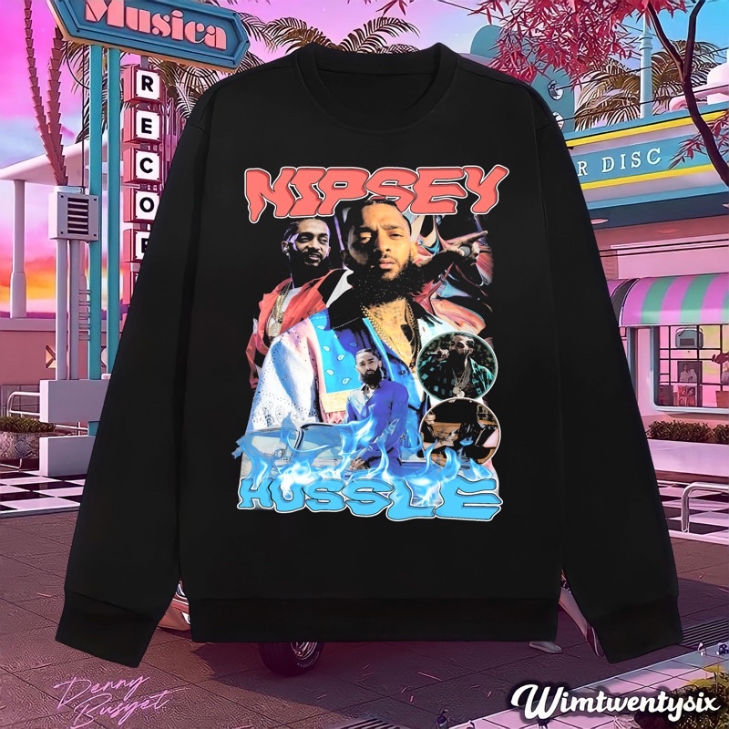 sweater | sweatshirt | crewneck | nipsey hussle vintage