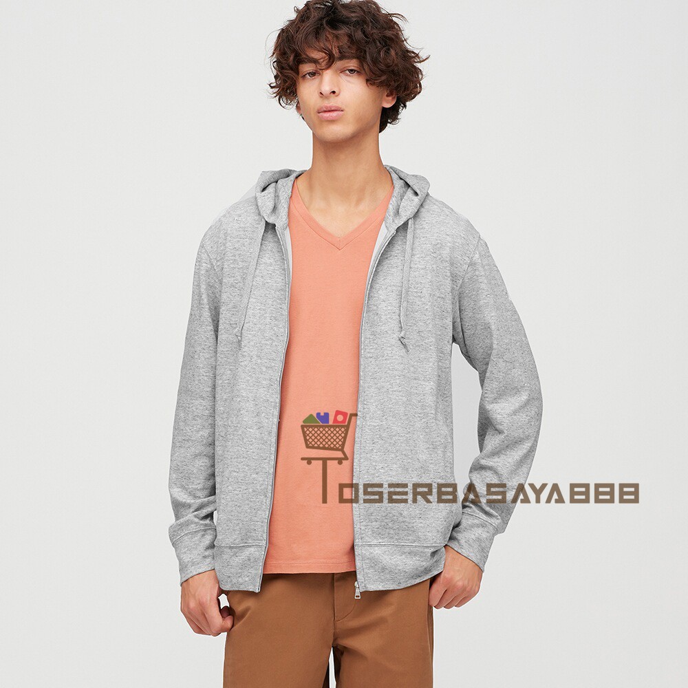 Jaket Pria UNIQLO AIRism 100% ORIGINAL - GRAY