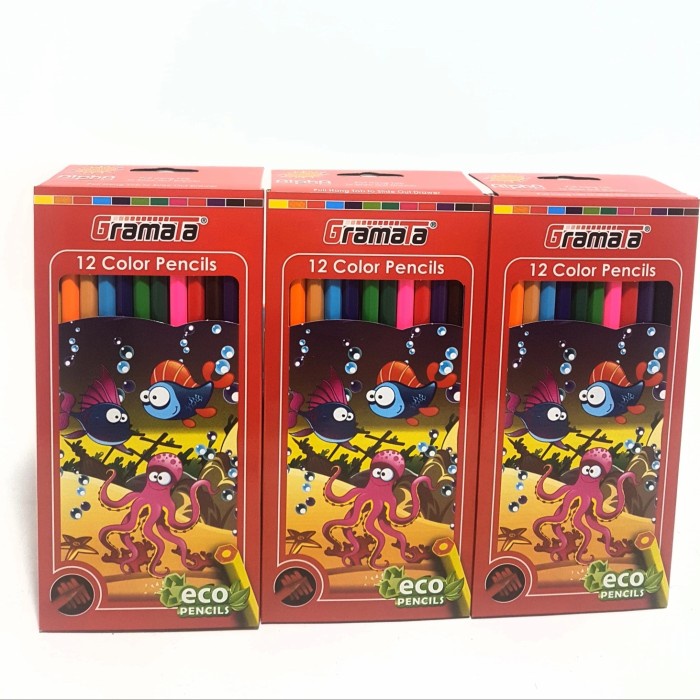 

Promo Bulan Ini Harga Grosir (Per Kotak 12Packs) Pensil Warna Panjang Gramata Gt-1270 Limited