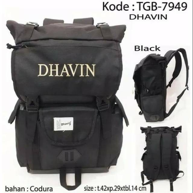 Tas ransel backpack keren banyak sakunya.