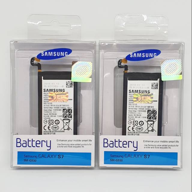 dc88 - Baterai Batre Samsung Galaxy S7 S7 Plat G930 Original SEIN 100% Battery Batere Batre Batt Bat