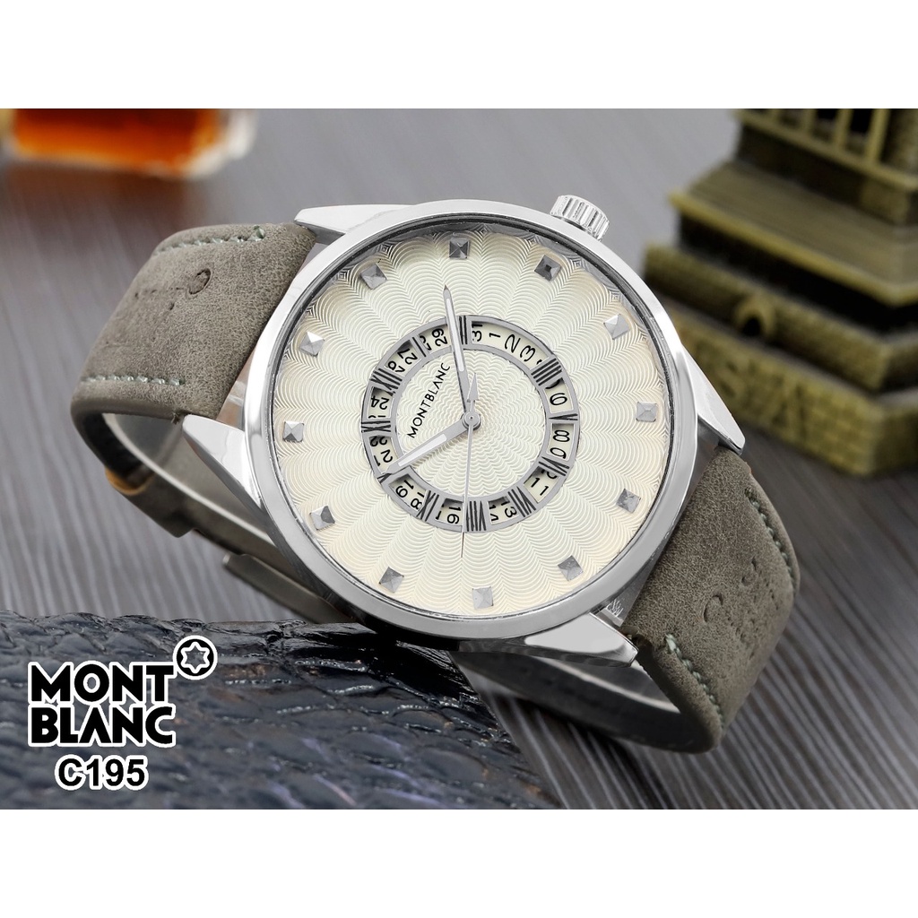 Grosiran Jam Tangan Pria MB4005YL Analog Strap Kulit Tanggal Aktif Free Baterai Cadangan dan Box Jam Tangan (COD)