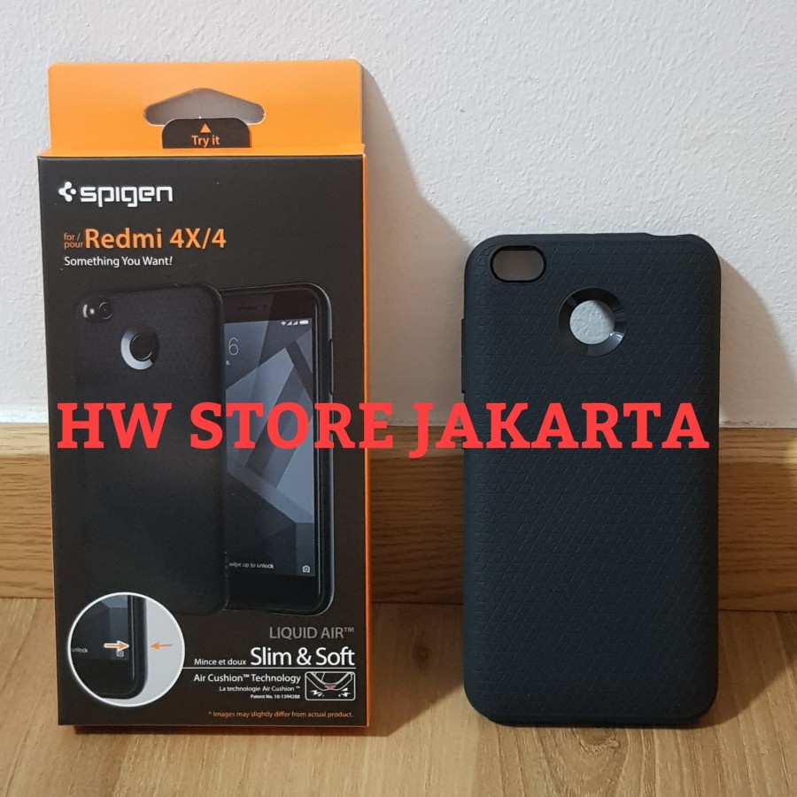 SPIGEN LIQUID AIR SOFT SILICONE CASE XIAOMI REDMI 4X / 4 X / 4 ORIGINAL