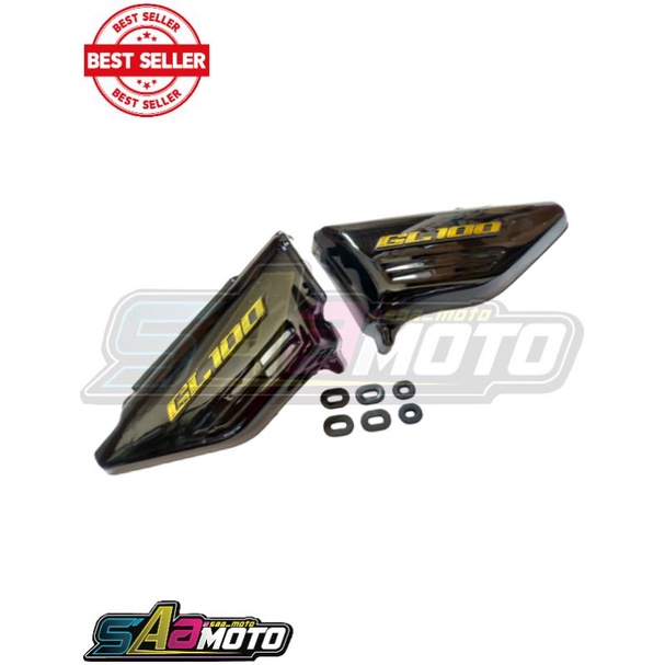 box aki gl 100 set karet kempol tempong tengah GL 100 tutup tengah gl 100 hitam putih merah biru