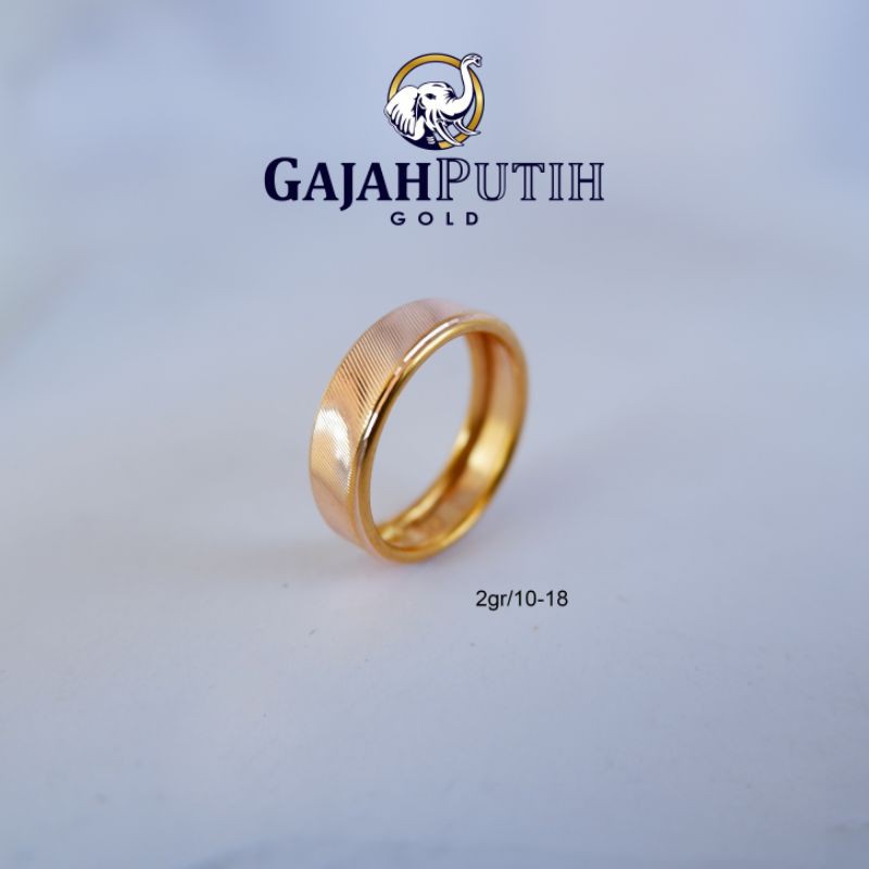 2gr Cincin Model Bangkok Asir Emas Asli kodeO2010-20