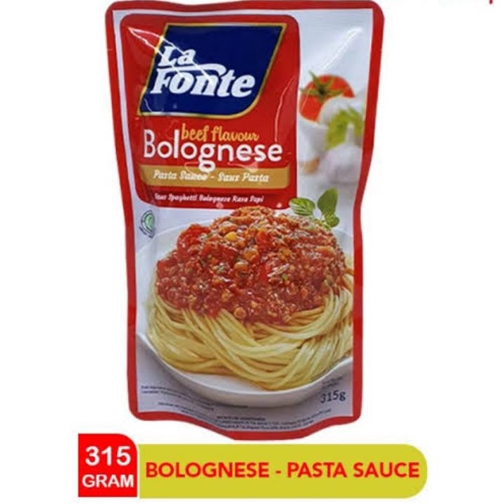 

BSM | TERMURAH La Fonte Beef Flavour Saus Pasta Bolognese 315gr | Sayur online