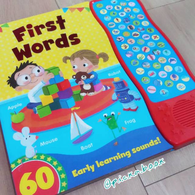 Sound book - first words