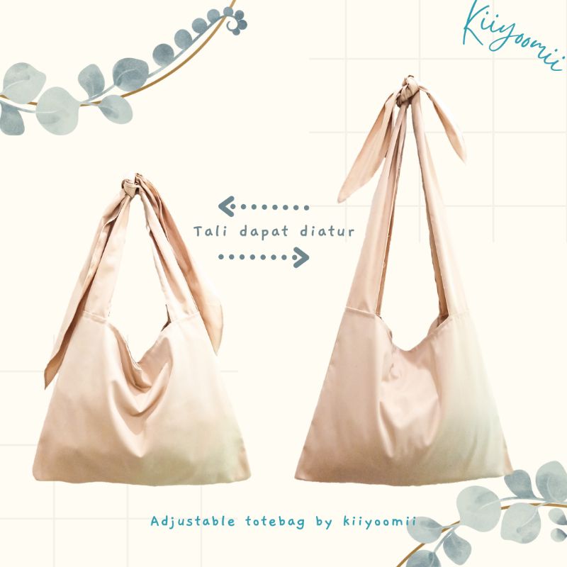 Tsunobag Adjustable totebag Large (Ada Resleting) Kekinian || Kiiyoomii || Talia tsuno bag