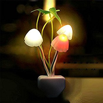 Lampu Tidur Jamur Rainbow Warna Pelangi LED Mushroom Lamp