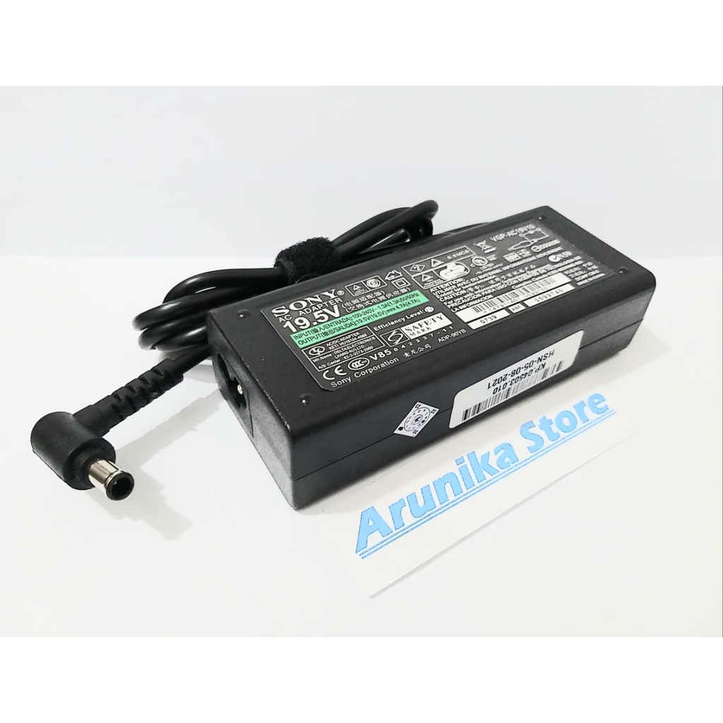 NEWAC ADAPTOR CHARGER TV LCD/LED SONY BRAVIA VGP-AC19V42 19.5V-4.74A ORIGINAL