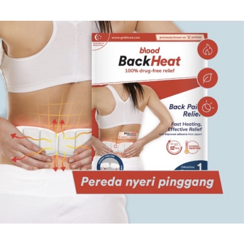 Backheat per sachet ( kompres pereda nyeri pinggang alami )