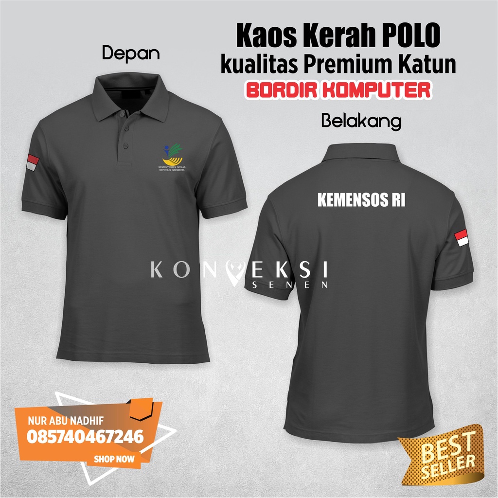 kaos kemensos | kaos polo katun | kemensos