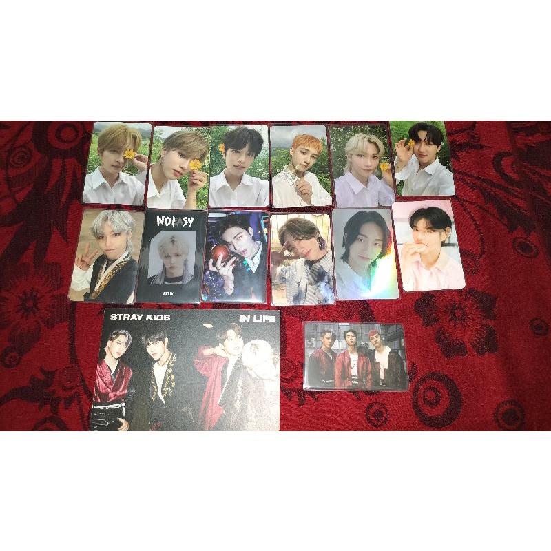 Photocard Straykids Skz Lim Noeasy, Christmas Evel,In Life, Nacific Hyunjin, Felix,Chan,Seungmin,Cha